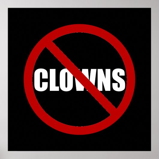 ピエロなし ポスター (正面)