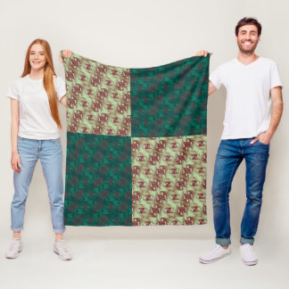 ピエロのまわりにン フリースブランケット