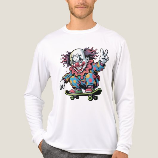 ピエロのスケートボード トライブレンドTシャツ (正面)