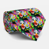 ピエロのタイの顔 ネクタイ (ロール)