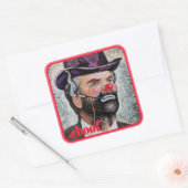 ピエロのビール：ボフ卿 スクエアシール (封筒)