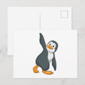 ピエロのヨガストレッチ ポストカード (正面/裏面)