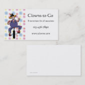 ピエロの一輪車の名刺 名刺 (正面/裏面)