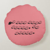 ピエロの丸い枕 ラウンドクッション (裏面)