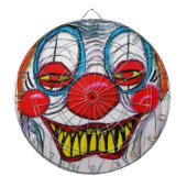 ピエロの投げ矢板の恐れ ダーツボード (正面)