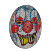 ピエロの投げ矢板の恐れ ダーツボード (正面左)