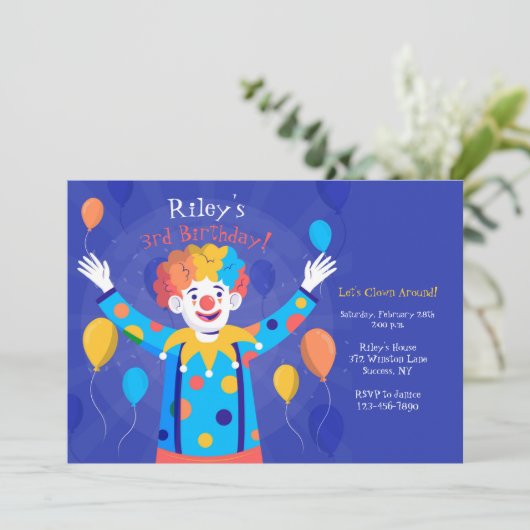 ピエロの招待状 招待状 (スタンド正面)