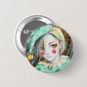 ピエロの標準ボタン 缶バッジ (正面&裏面)