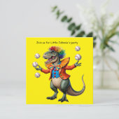 ピエロの衣装を着たTレックスをジャグリング 招待状 (スタンド正面)