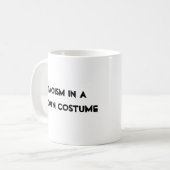 ピエロの衣裳のマグの道教 コーヒーマグカップ (正面左)