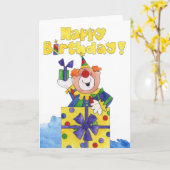 ピエロの贈り物 カード (黄色い花)