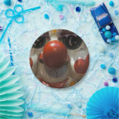 ピエロの顔 ペーパープレート (パーティー)