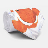 ピエロの魚のタイ ネクタイ (ロール)