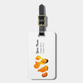 ピエロの魚の荷物のラベル ラゲッジタグ (正面縦)