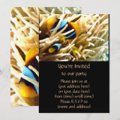 ピエロの魚 招待状 (正面/裏面)