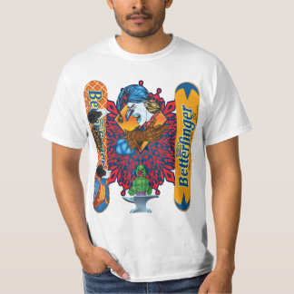ピエロのTシャツのButterfingerの邪悪なスノーボード-白 Tシャツ