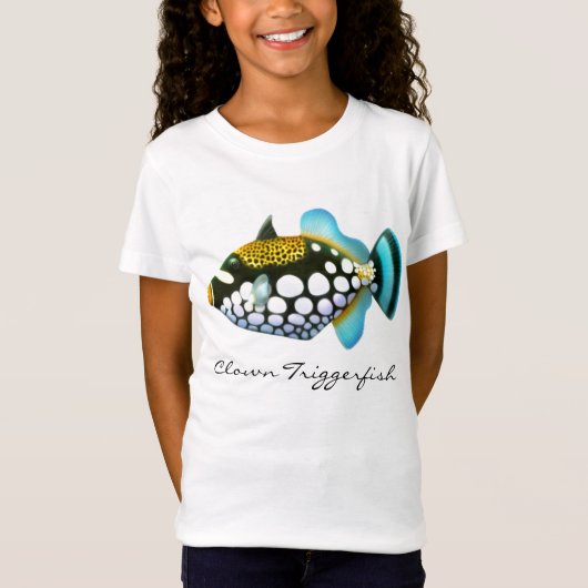 ピエロのTriggerfishの女の子のベビードールのワイシャツ Tシャツ (正面)
