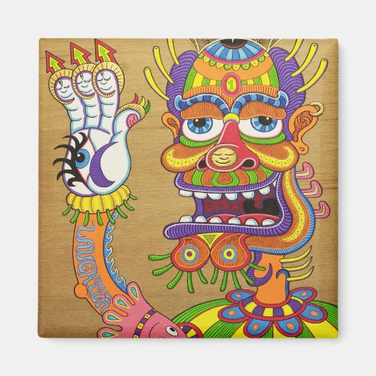 ピエロは変装した賢人だ マグネット (正面)