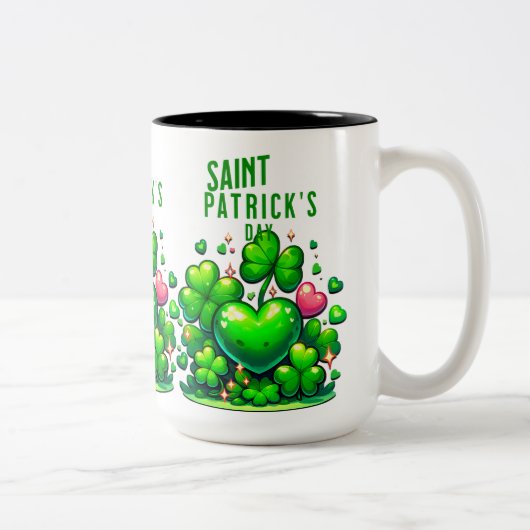 🎭ピエロをテーマカスタムにしたマグユニーク – 笑いの贈り物 ツートーンマグカップ (右)