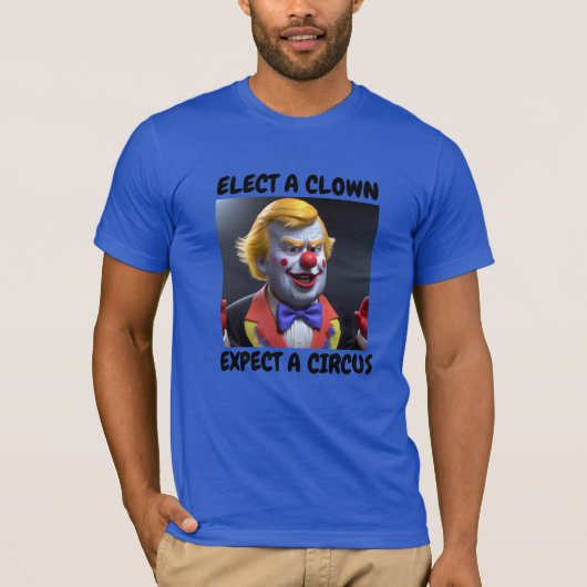 ピエロを選ぶとサーカスが待っている Tシャツ (正面)
