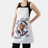 ピエロを選べばサーカスが来る: 塗り潰された反トランプ エプロン (インサイチュ)