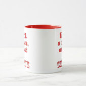 ピエロを選んで下さい、サーカスを期待して下さい! おもしろいの反切札のマグ マグカップ (中央)