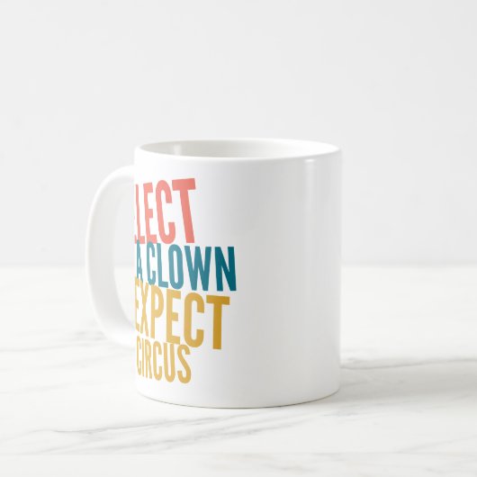 ピエロを選出せよ コーヒーマグカップ (正面左)