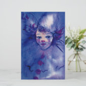 ピエロインパープル/ヴェネツィアカーニバル顔 便箋 (スタンド正面)