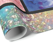 ピエロカラフルコレクションヴェネツィアカーニバル顔 ラッピングペーパー (ロールコーナー)