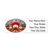 ピエロキルロイ住所 シール (正面)