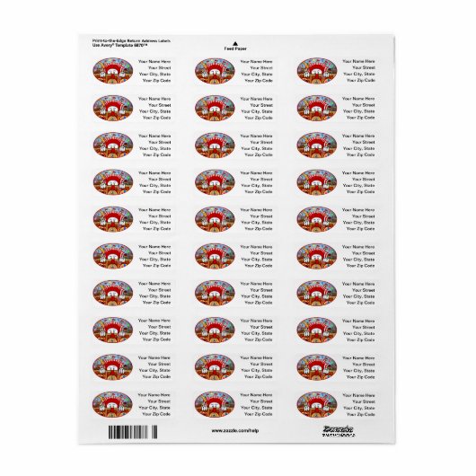 ピエロキルロイ住所 シール (フルシート)