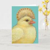 ピエロギのピープフォールディンググリーティングカード カード (黄色い花)