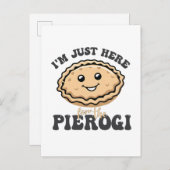 ピエロギを探しに来たばかりだ 案内ポストカード (正面/裏面)