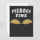 ピエロギタイムピエロギメイカーズギフトポーランドグルメ ポストカード (正面/裏面)