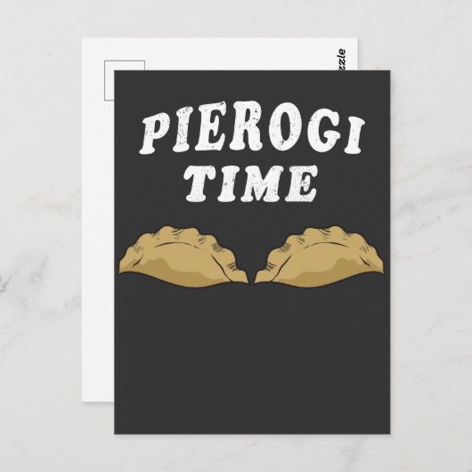ピエロギタイムピエロギメイカーズギフトポーランドグルメ ポストカード (正面/裏面)