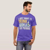 ピエロギデザインフォーポーランド人 Tシャツ (正面フル)