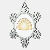 ピエロギフレームオーナメント スノーフレークピューターオーナメント (右)