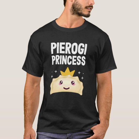 ピエロギプリンセスポーランドフードピエロギ Tシャツ (正面)