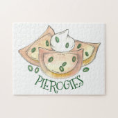 ピエロギースポーランドキュイジーイジーズポテトダンプリンググルメ ジグソーパズル (横)