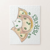 ピエロギースポーランドキュイジーイジーズポテトダンプリンググルメ ジグソーパズル (縦)