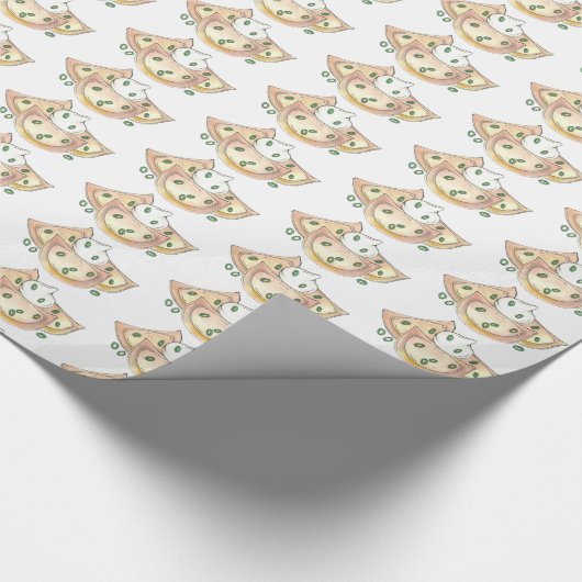 ピエロギースポーランドキュイジーイジーズポテトダンプリンググルメ ラッピングペーパー (角)