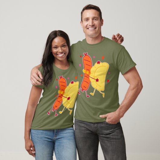 ピエロギ・キエルバサ・ポーランド食品Iおもしろい食品 Tシャツ (ユニセックス)