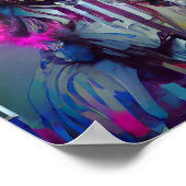 ピエロクイーンファンタジーアートイラストレーションポスター ポスター (角)