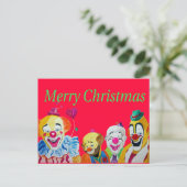ピエロクリスマスはがき シーズンポストカード (スタンド正面)