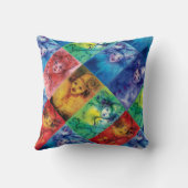 ピエロコレクション/ベネチアンマスカレード顔 クッション (裏面)