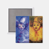 ピエロコレクション/ベネチアン・マスクワード・ボール マグネット (正面/裏面)