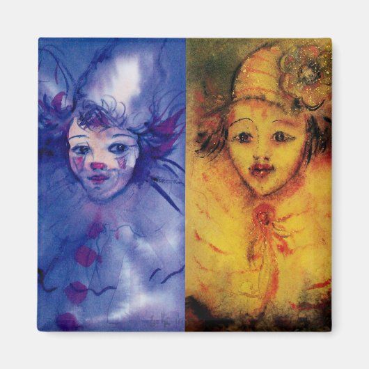 ピエロコレクション/ベネチアン・マスクワード・ボール マグネット (正面)