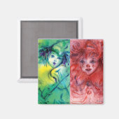 ピエロコレクション/ベネチアン・マスクワード・ボール マグネット (正面/裏面)