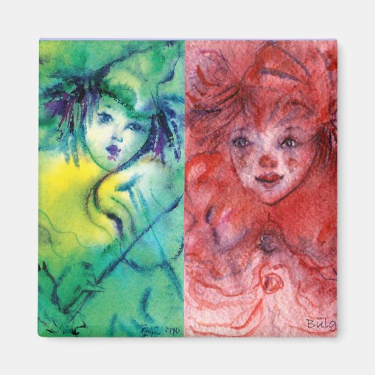 ピエロコレクション/ベネチアン・マスクワード・ボール マグネット (正面)