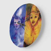 ピエロコレクション/ヴェネチアンマスキードボール ラージ壁時計 (傾斜)